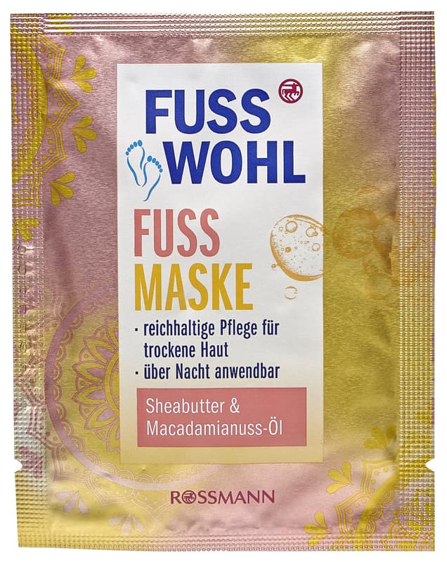 Fusswohl Foot mask with shea butter