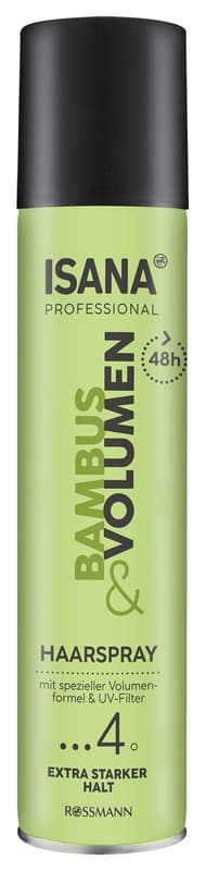 Isana Professional hairspray with bamboo extracts