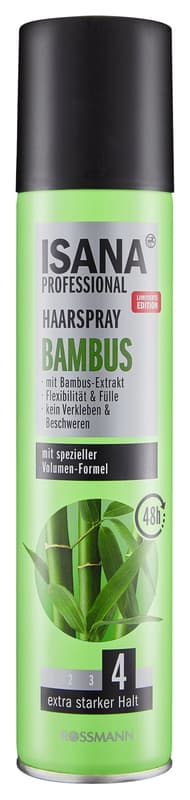 Isana Professional hairspray with bamboo extracts