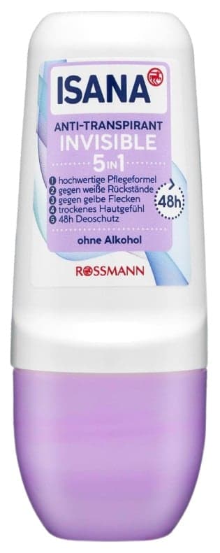 Isana Invisible antiperspirant roll-on