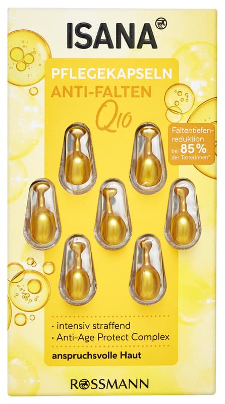 Isana Skin capsules Q10 against wrinkles