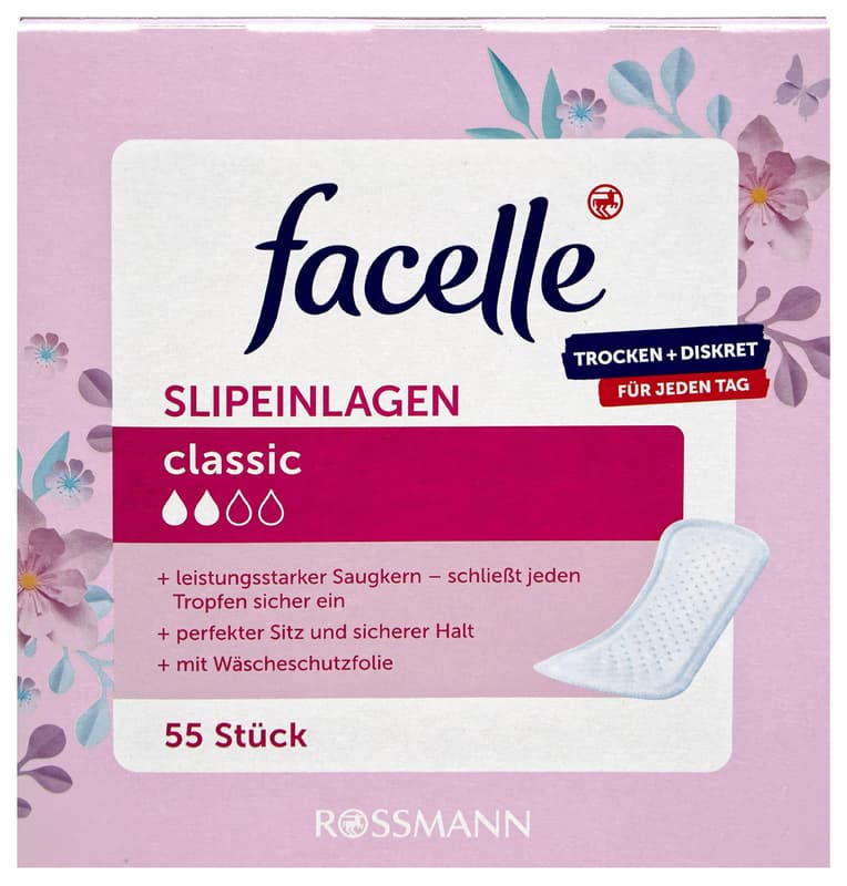 Facelle Classic panty liners