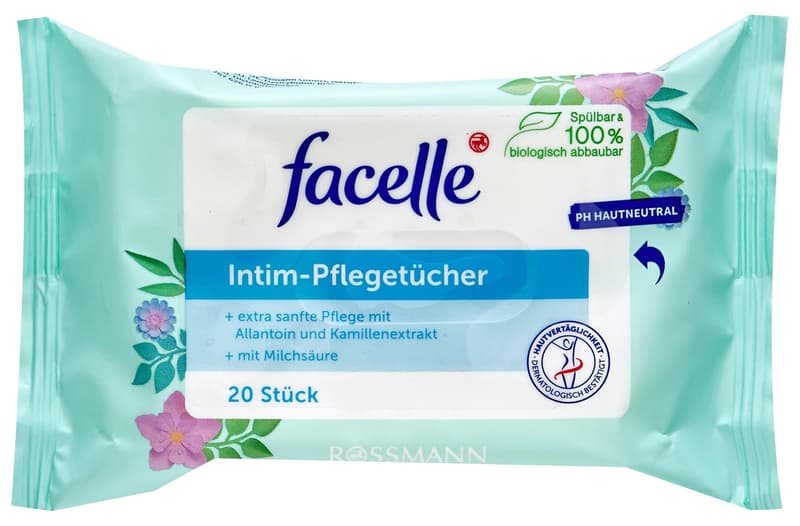 Facelle Wet wipes for intimate hygiene