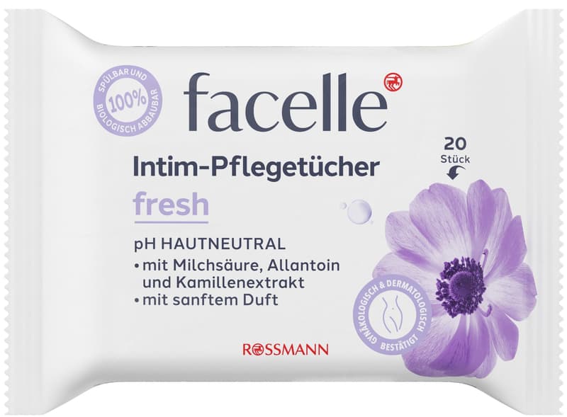 Facelle Wet wipes for intimate hygiene