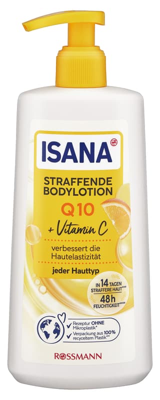 ISANA Zpevňující tělové mléko s Q10