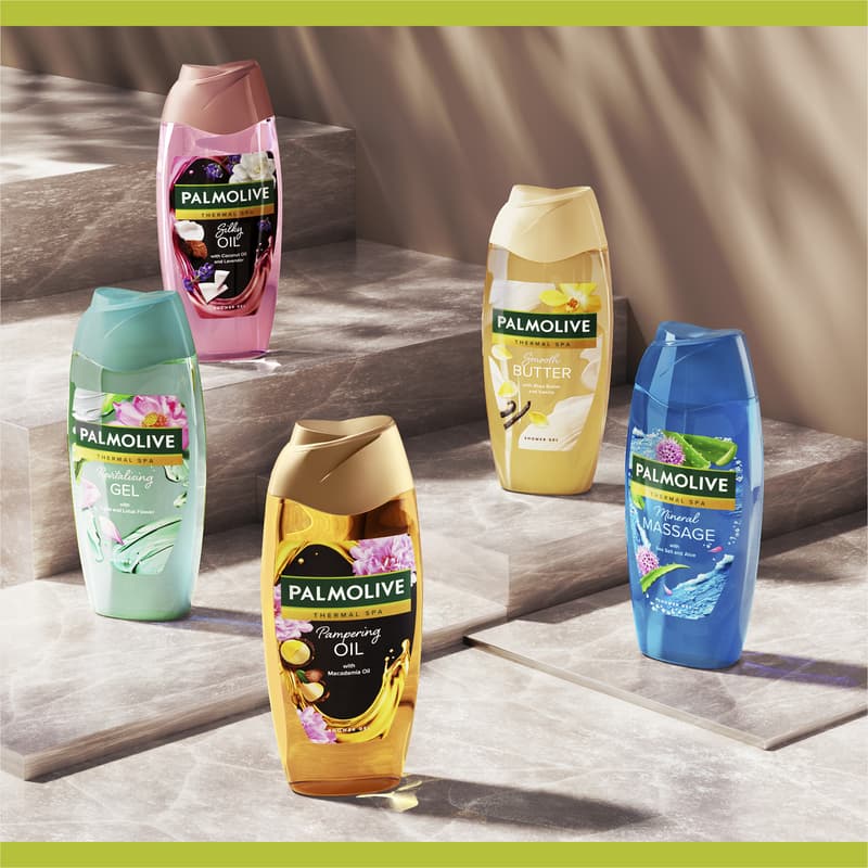 Palmolive Thermal Spa Mineral Massage sprchový gel s pumpičkou