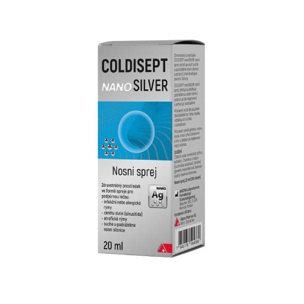 Coldisept nanoSilver nasal spray 20ml