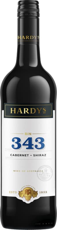 Hardys Bin 343 Cabernet Shiraz