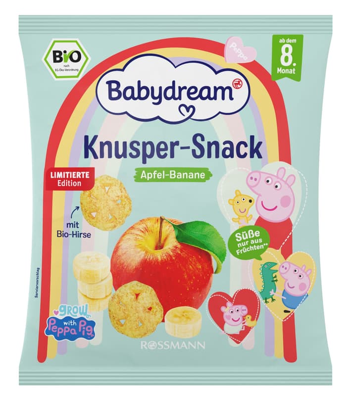 Babydream Crunchy apple-banana snack