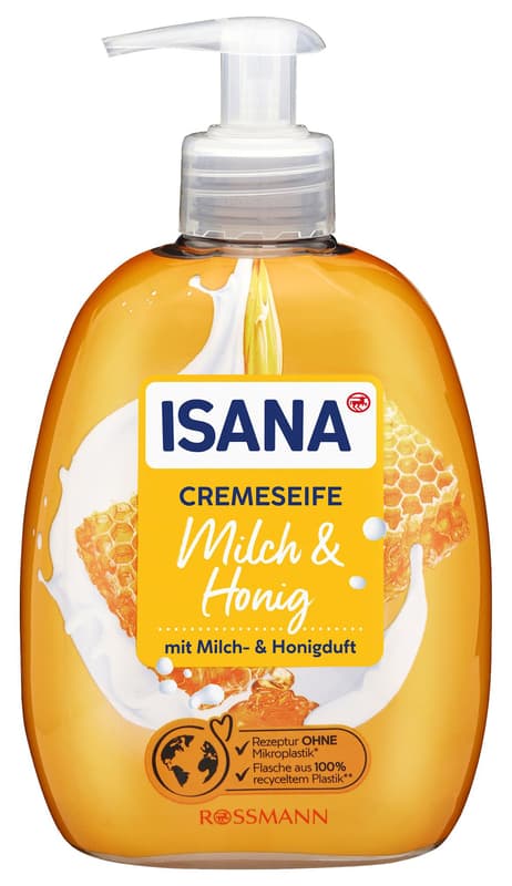 Isana Liquid hand soap milk & honey