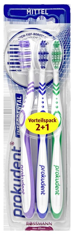 Prokudent Interdent toothbrush, medium hardness
