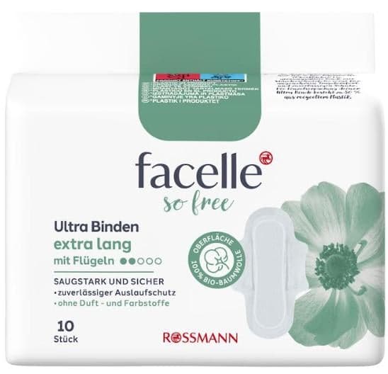 Facelle Natural extra long insoles with wings