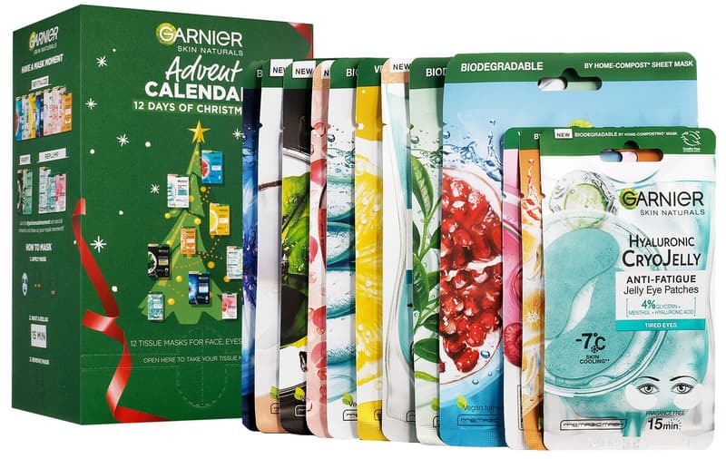 Garnier Skin Naturals Adventní kalendář s textilními maskami
