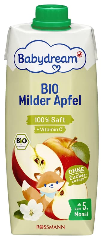Babydream BIO Apple juice with vitamin C 100%