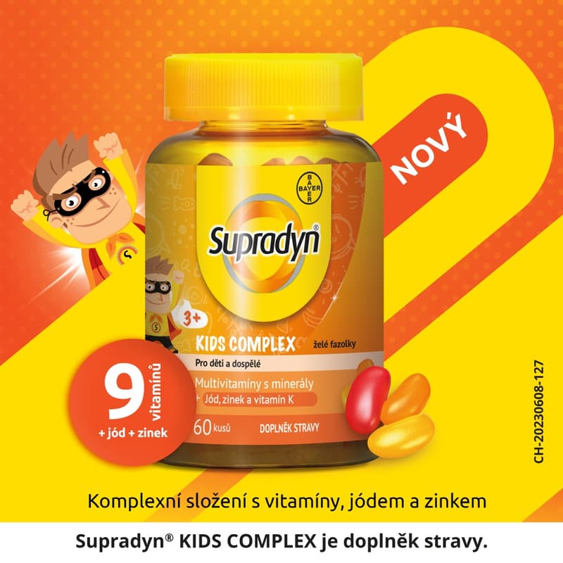 Supradyn Kids Complex želé fazolky 60ks
