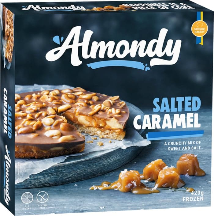 Almonds Salted caramel cake