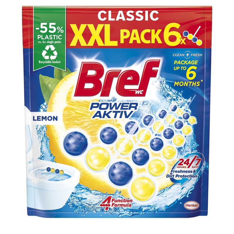 Bref Power Aktiv Lemon WC blok