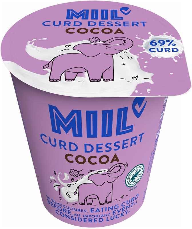 Miil Curd cocoa dessert
