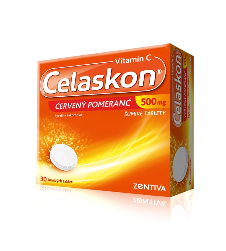 CELASKON ČERVENÝ POMERANČ 500MG šumivá tableta 30(3X10)