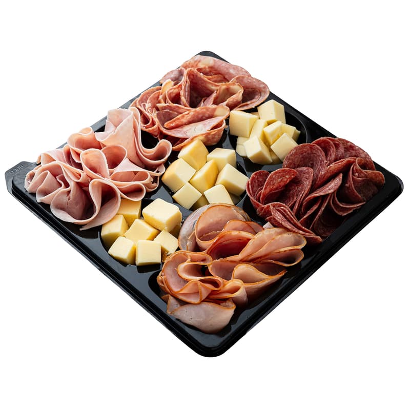 Rohlik.cz Plated bowl of ham, salami, cheese III