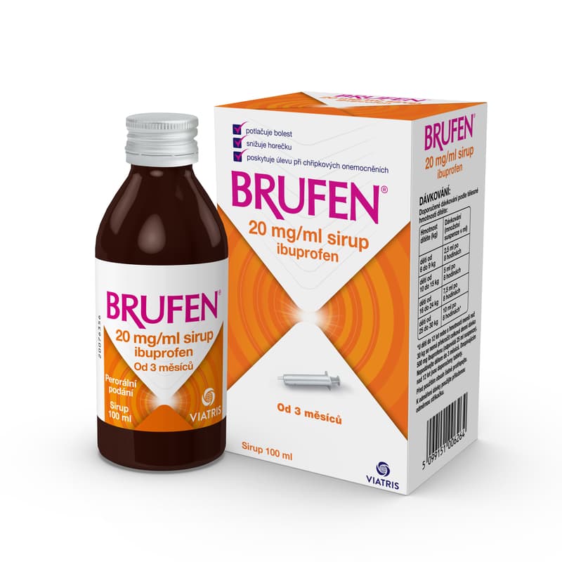 BRUFEN 20MG/ML sirup 1X100ML