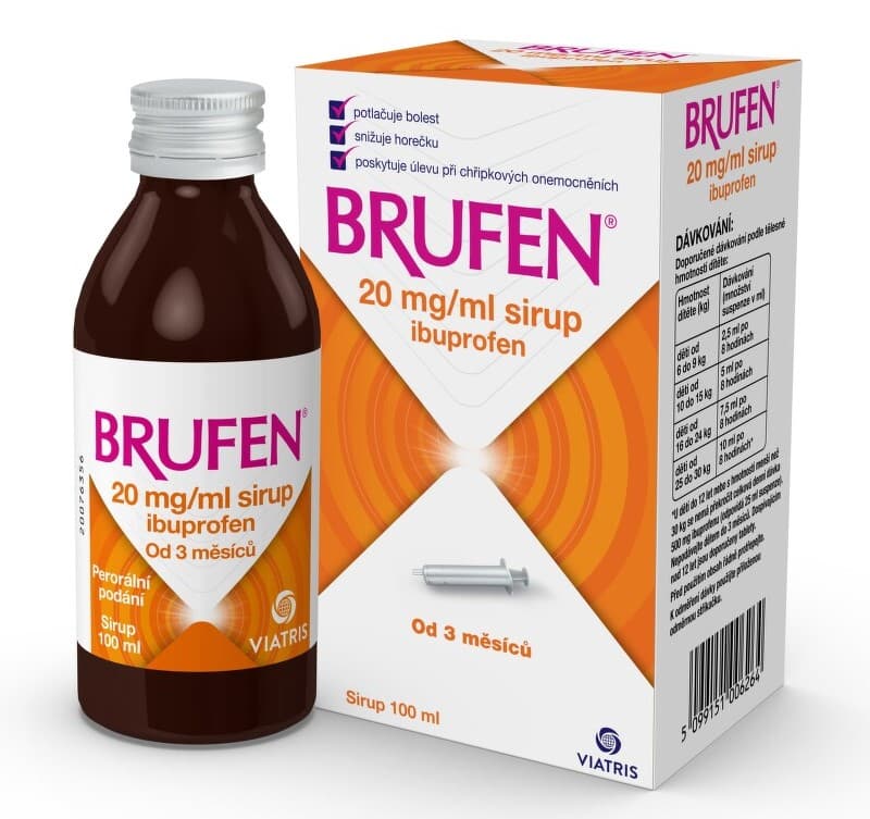 BRUFEN 20MG/ML sirup 1X100ML