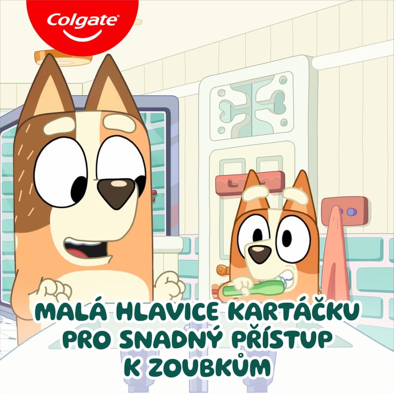 Colgate Kids Bluey dětský zubní kartáček 3–5 let