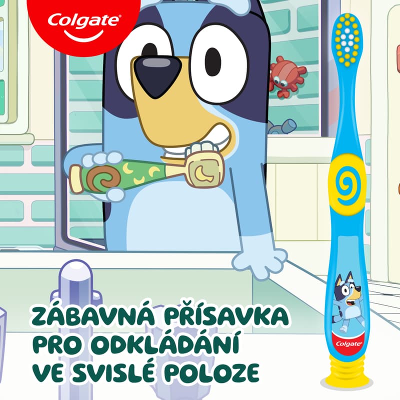 Colgate Kids Bluey dětský zubní kartáček 3–5 let