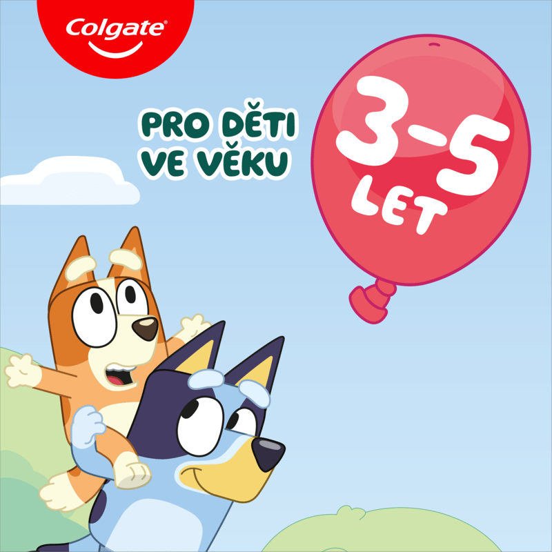 Colgate Kids Bluey dětský zubní kartáček 3–5 let