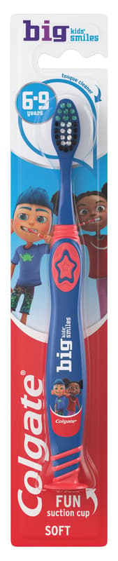 Colgate Big Kids Smiles dětský zubní kartáček pro děti 6–9 let