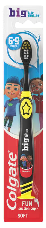 Colgate Big Kids Smiles dětský zubní kartáček pro děti 6–9 let