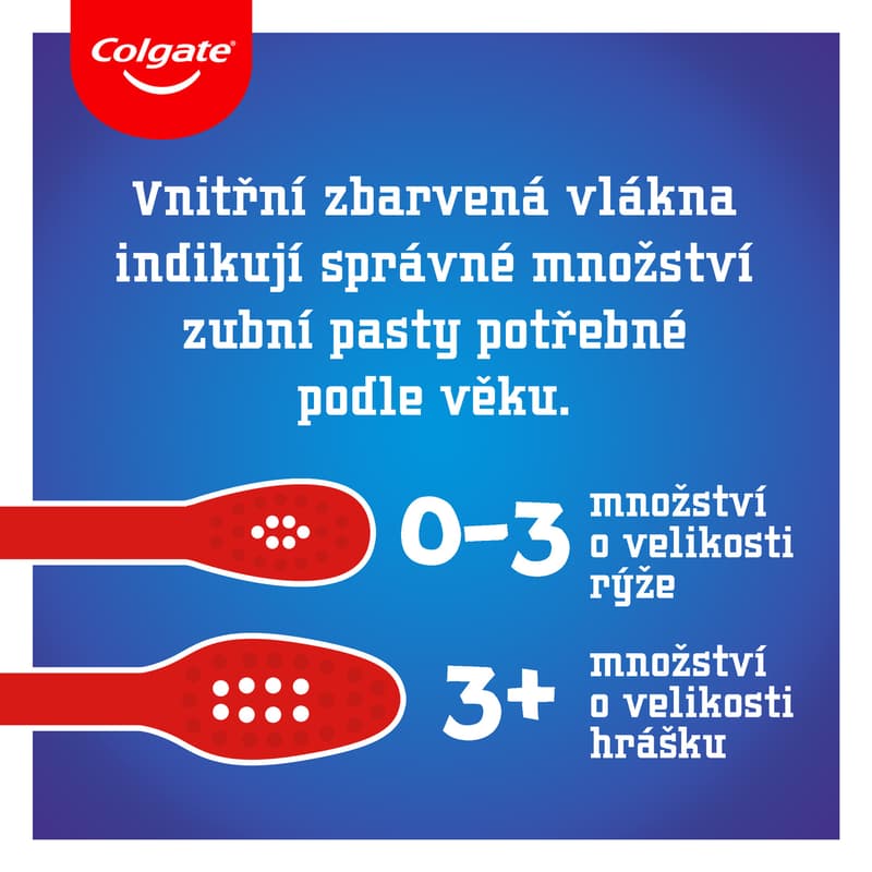 Colgate Big Kids Smiles dětský zubní kartáček pro děti 6–9 let