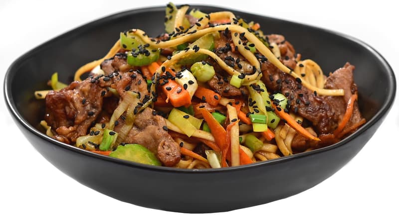 Cookit Udon hoi sin noodles with pork noodles