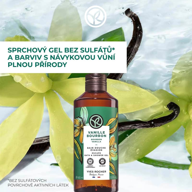 Yves Rocher Sprchový gel vanilka