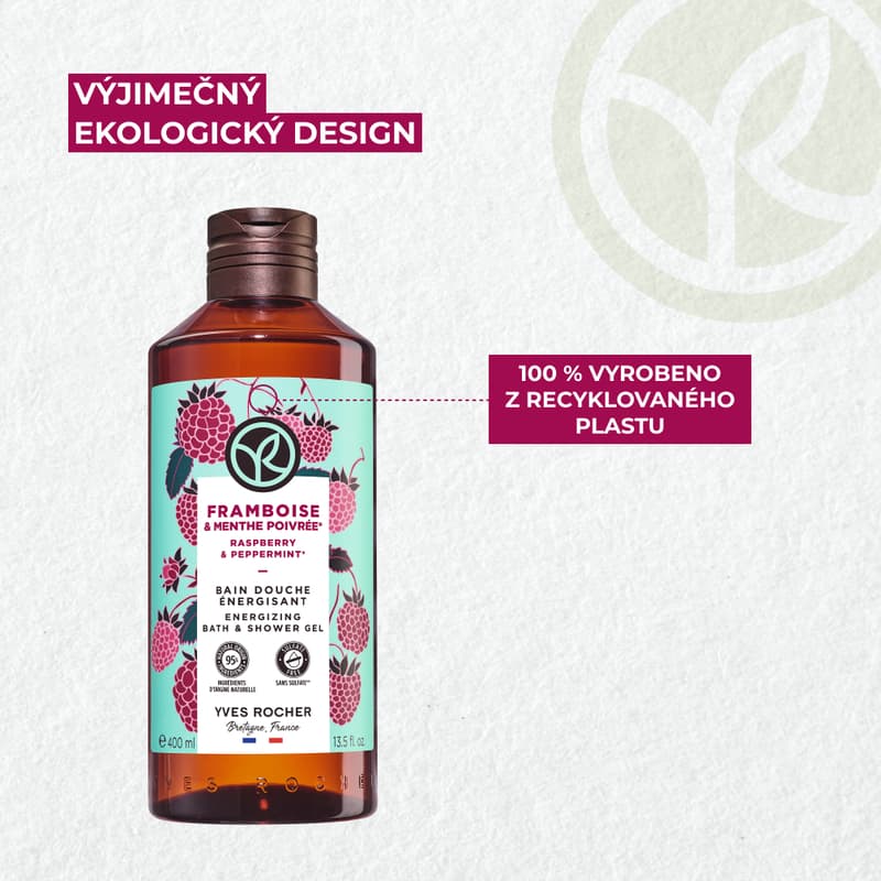 Yves Rocher Sprchový gel malina & máta