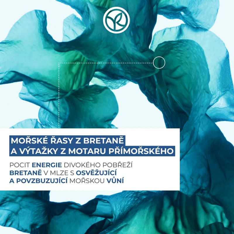 Yves Rocher Sprchový gel mořská řasa & motar přímořský