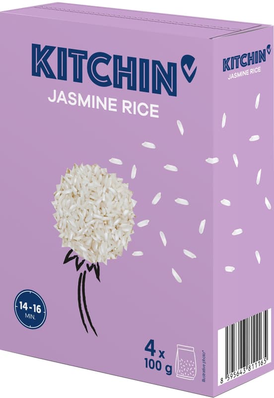 Kitchin Rice Jasmine cooking bags