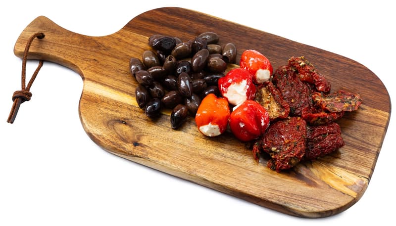 Rohlik.cz Tapas mix of olives, dried tomatoes and stuffed peppers