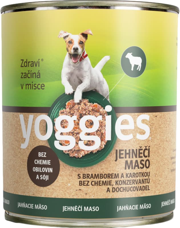 Yoggies Jehněčí konzerva pro psy s bramborem a karotkou