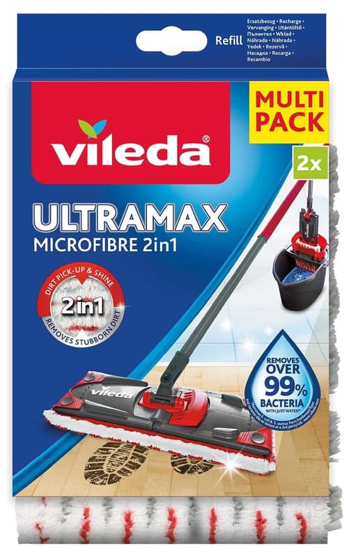 Vileda Ultramax Microfibre 2v1 refill 2 pieces