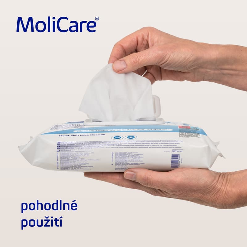 MoliCare Skin vlhké ošetřující ubrousky 50ks