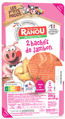 Monique Ranou Lean porc burger gently minced 2 × 100 g