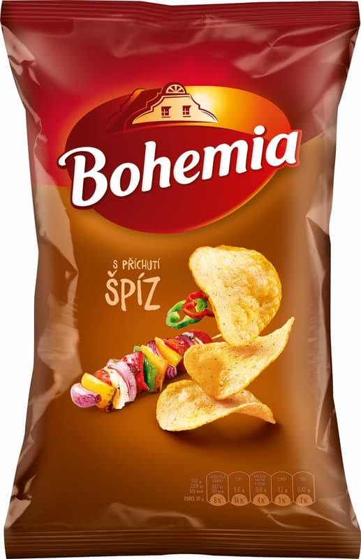 Bohemia chips with skewer flavor