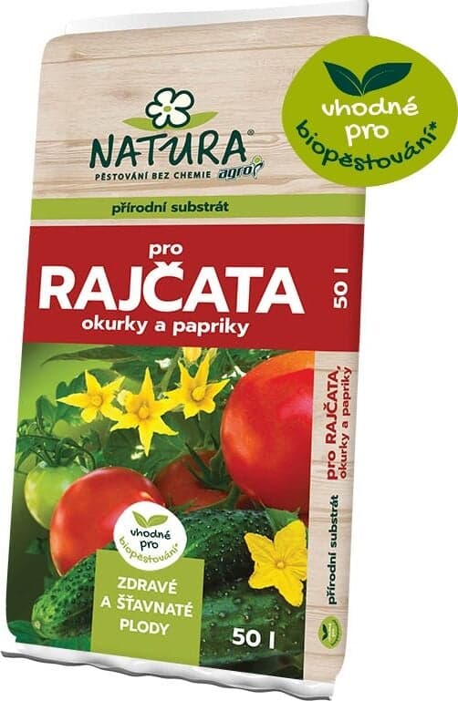 NATURA Substrát pro rajčata, okurky a papriky