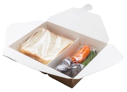 Snack with pork ham, cheese, biscuits and vegetables