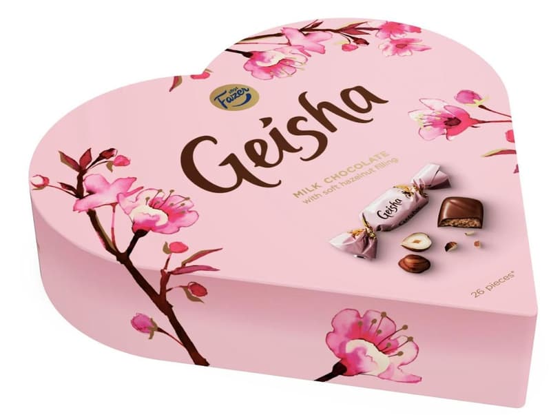 Geisha Pralines Heart