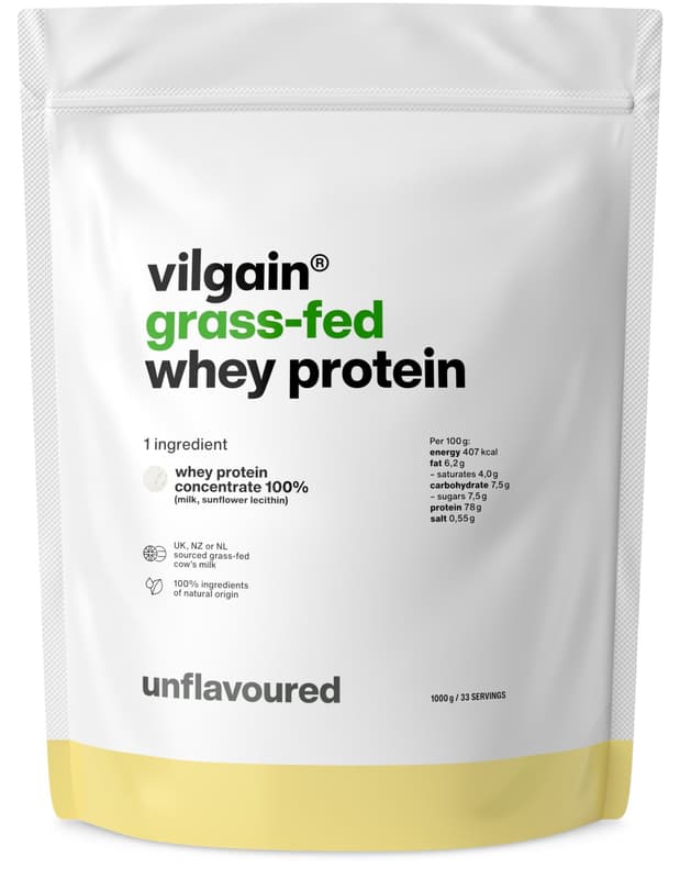 Vilgain Grass-Fed Whey Protein  unflavoured