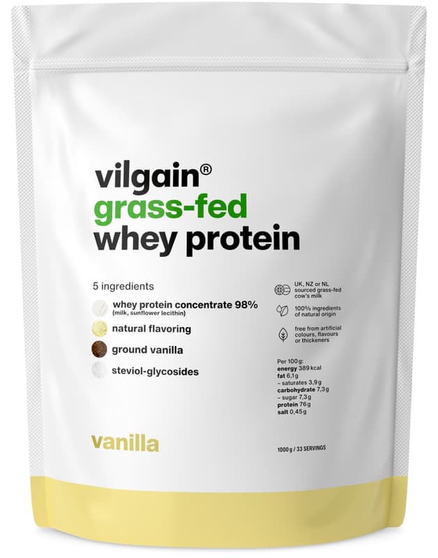 Vilgain Grass-Fed Whey Protein vanilka