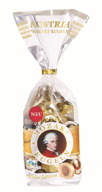 Victor Schmidt Mozartovy koule v bílé čokoládě