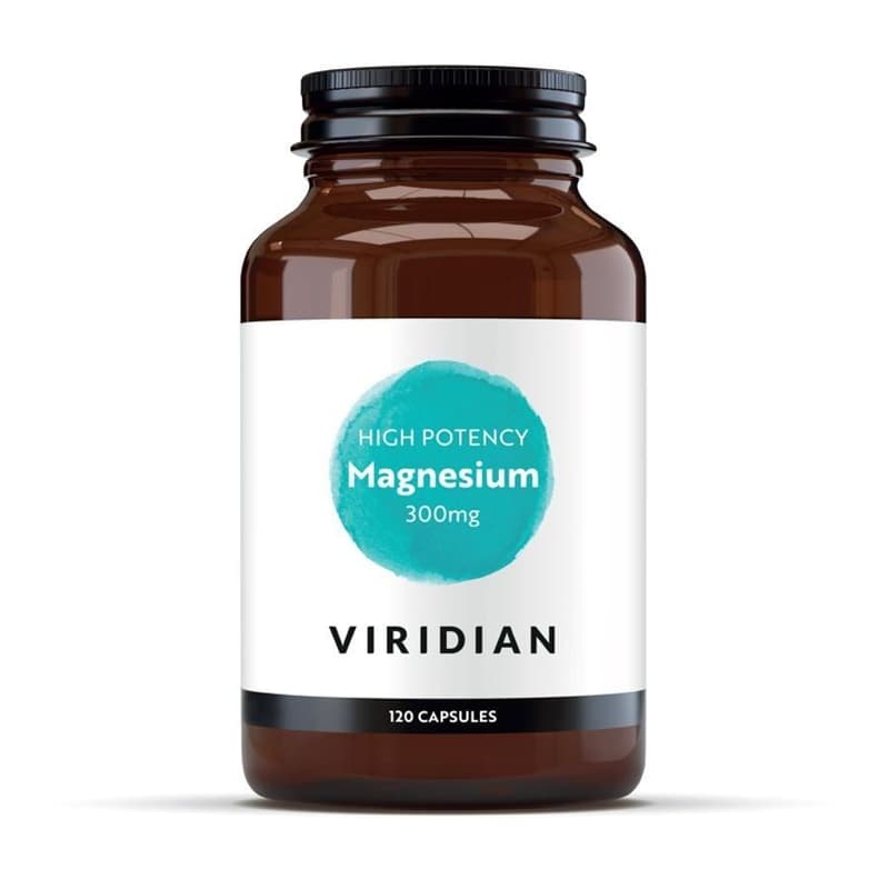 Viridian High Potency Magnesium 300mg cps.120